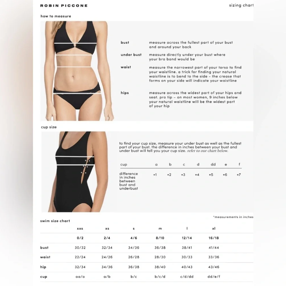NWT Robin Piccone Black Ava Knot One Piece Swimsuit size 10